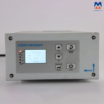 N95 면 마스크 성형기 2600W 초음파 용접은 생성기 변환기와 호른과 함께 설정했습니다